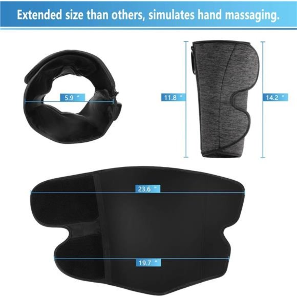 Rechargeable Leg Massager for Circulation, Wireless Air Leg Compression Massager - Picture 6 of 6